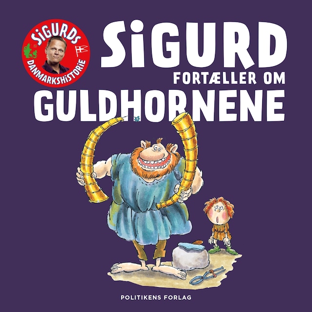 Portada de libro para Sigurd fortæller om Guldhornene