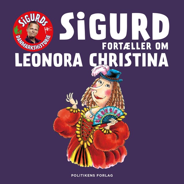 Kirjankansi teokselle Sigurd fortæller om Leonora Christina