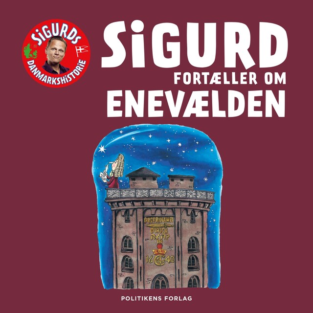 Portada de libro para Sigurd fortæller om enevælden