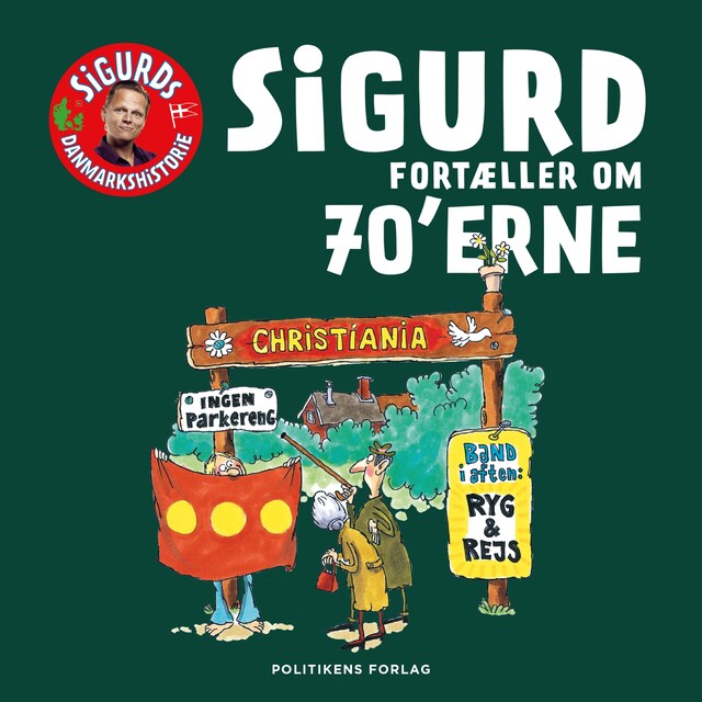 Portada de libro para Sigurd fortæller om 70'erne