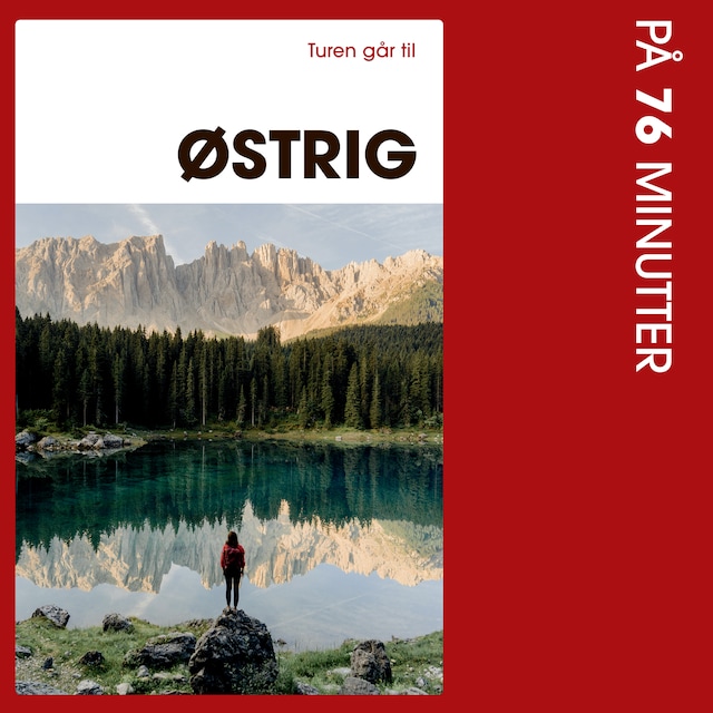 Book cover for Turen går til Østrig på 76 minutter