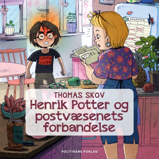 Boekomslag van Henrik Potter og postvæsenets forbandelse
