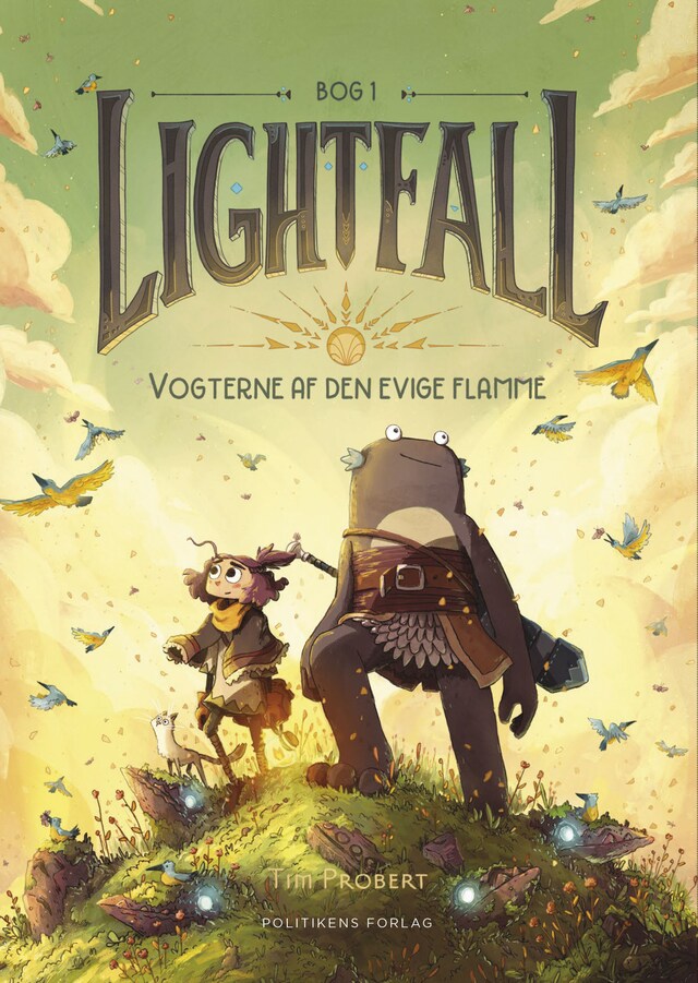 Bogomslag for Lightfall 1 - Vogterne af den evige flamme