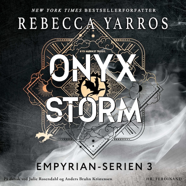 Portada de libro para Onyx Storm - Byd mørket trods