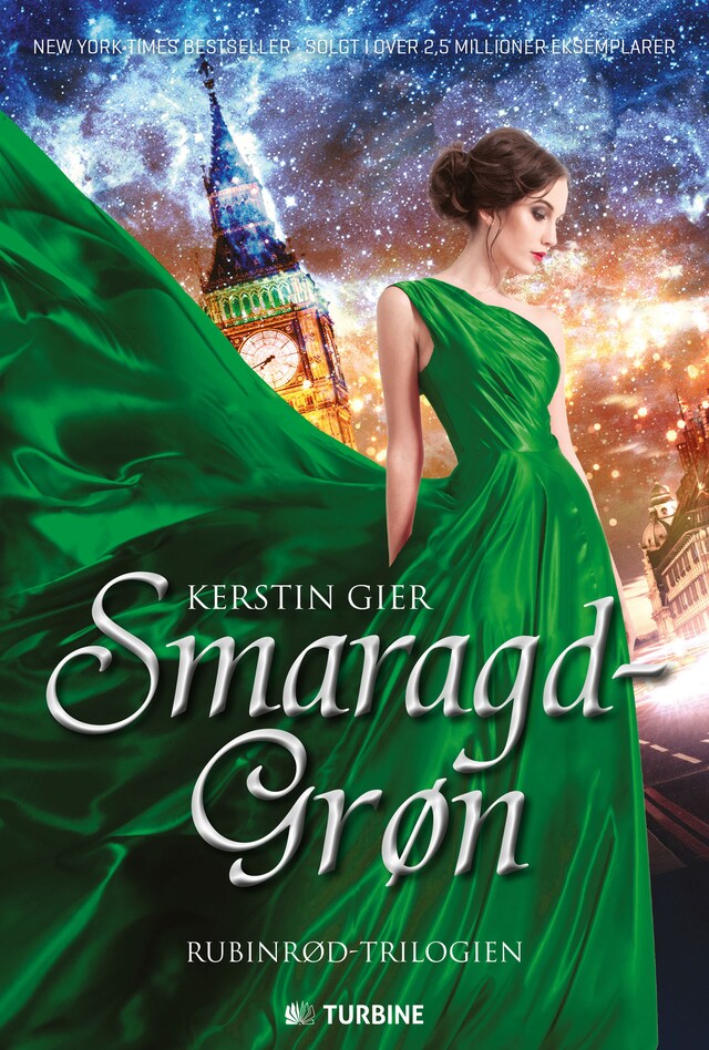 Book cover for Smaragdgrøn