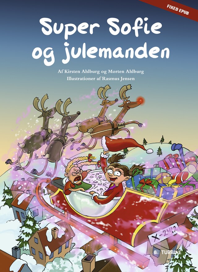 Book cover for Super Sofie og julemanden