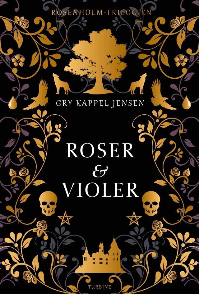 Book cover for Roser og violer