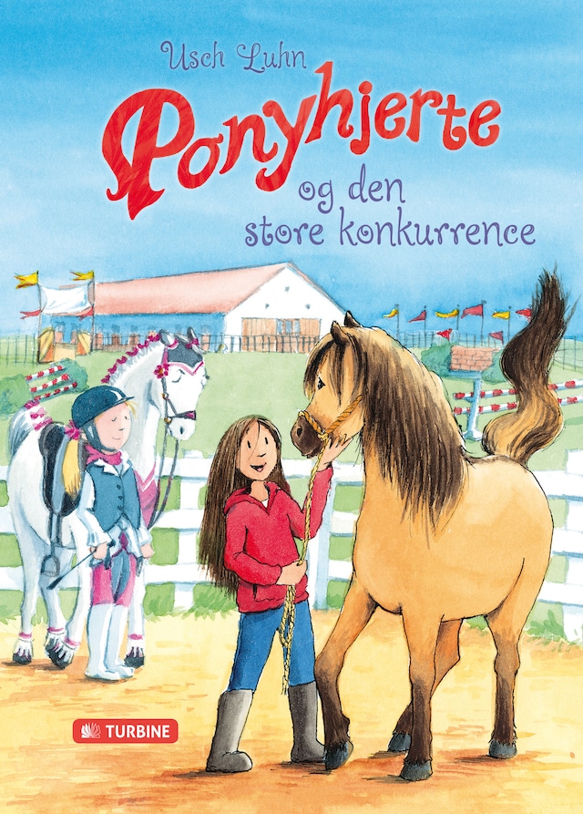 Book cover for Ponyhjerte og den store konkurrence