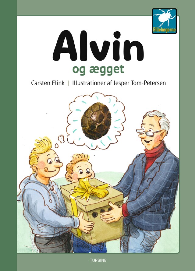 Portada de libro para Alvin og ægget