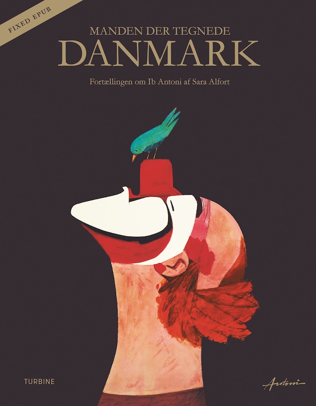 Bogomslag for Manden der tegnede Danmark