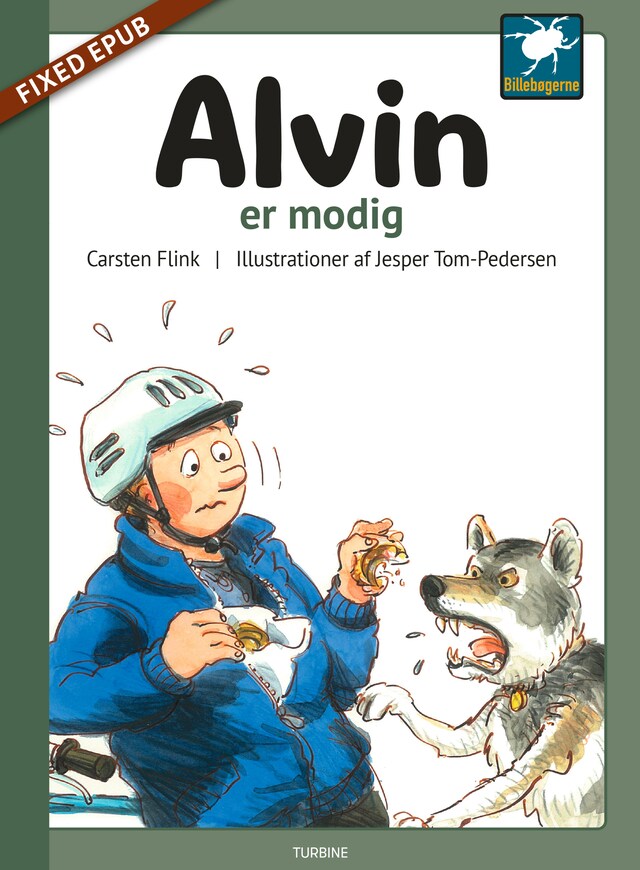 Book cover for Alvin er modig