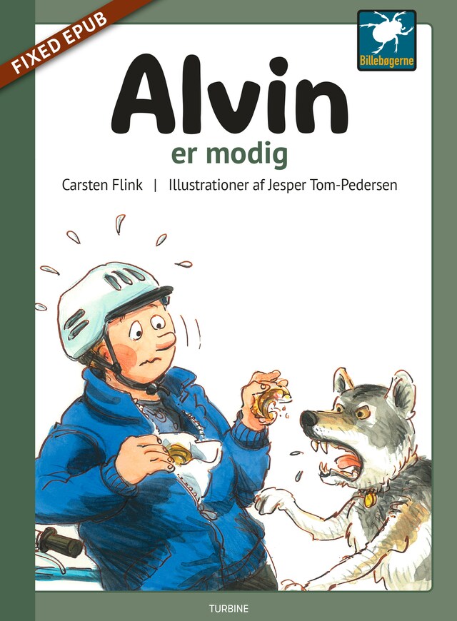 Alvin er modig Buchcover für Alvin er modig