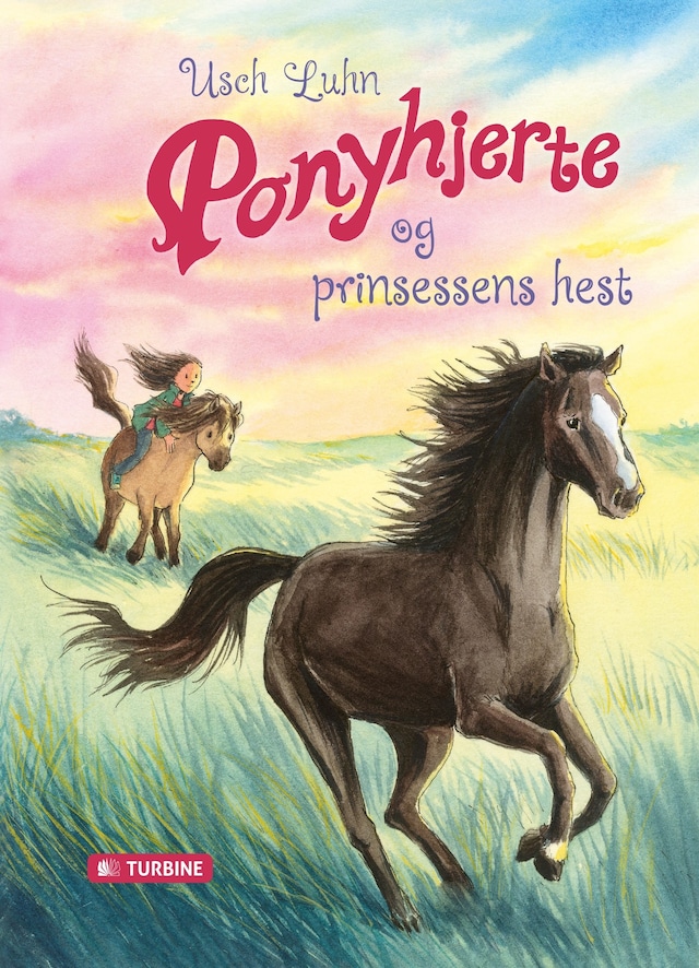 Portada de libro para Ponyhjerte og prinsessens hest