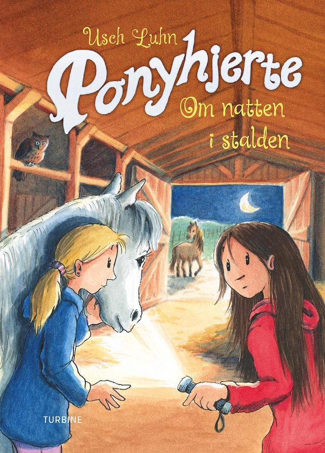 Book cover for Ponyhjerte – om natten i stalden