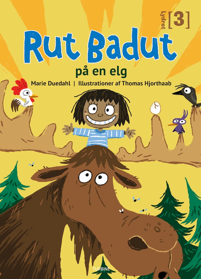 Book cover for Rut Badut på en elg