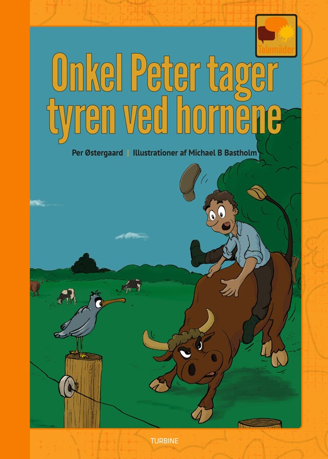 Okładka książki dla Onkel Peter tager tyren ved hornene