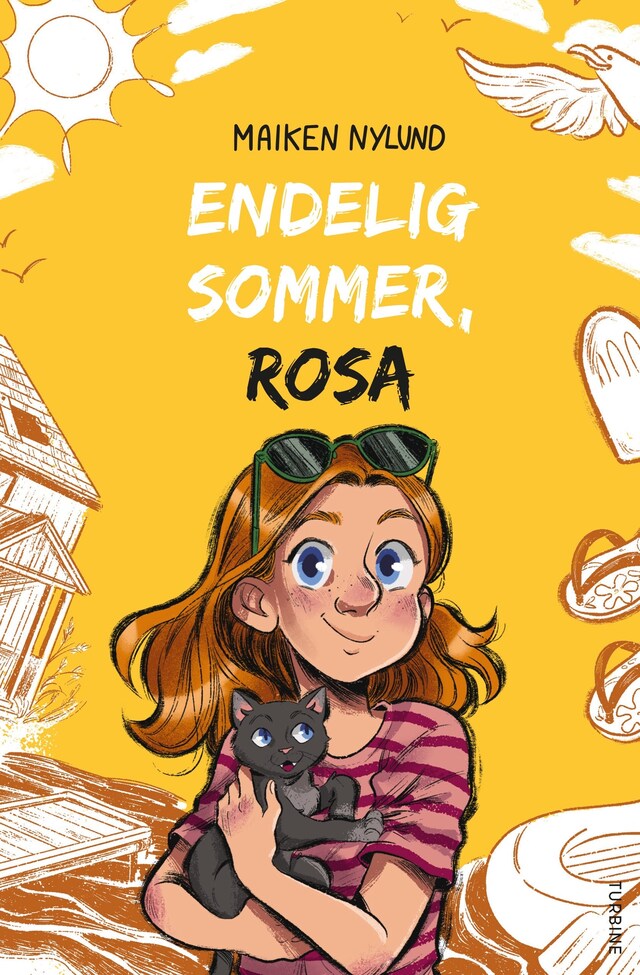 Portada de libro para Endelig sommer, Rosa