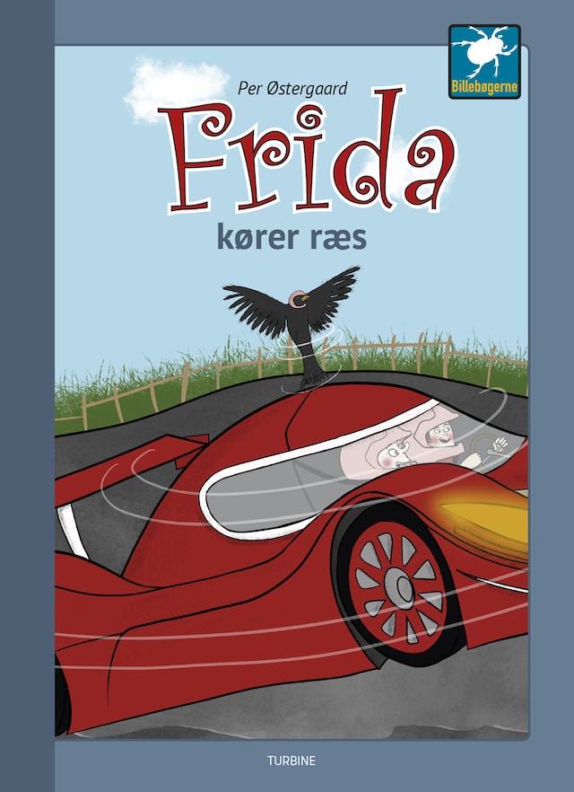 Book cover for Frida kører ræs