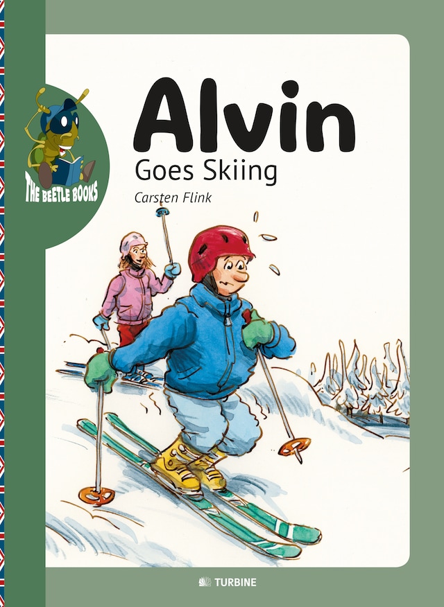 Couverture de livre pour Alvin Goes Skiing
