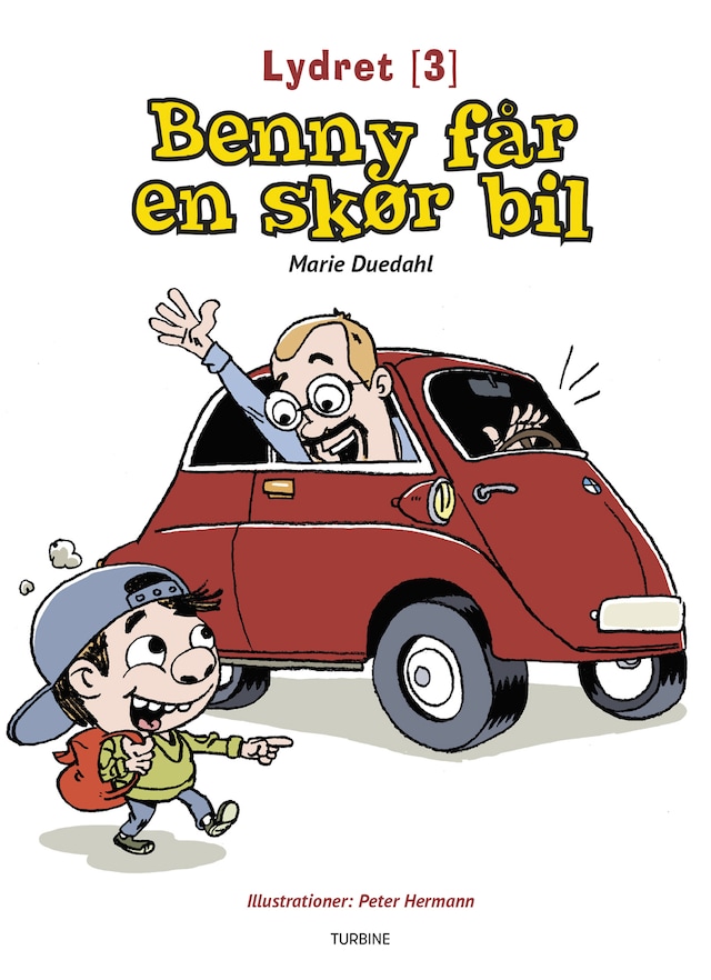 Book cover for Benny får en skør bil