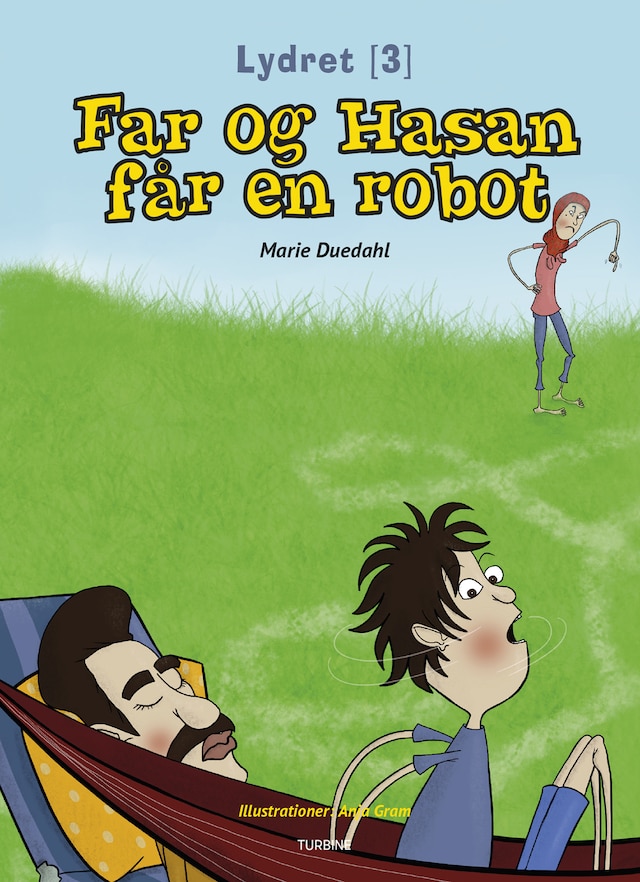 Boekomslag van Far og Hasan får en robot