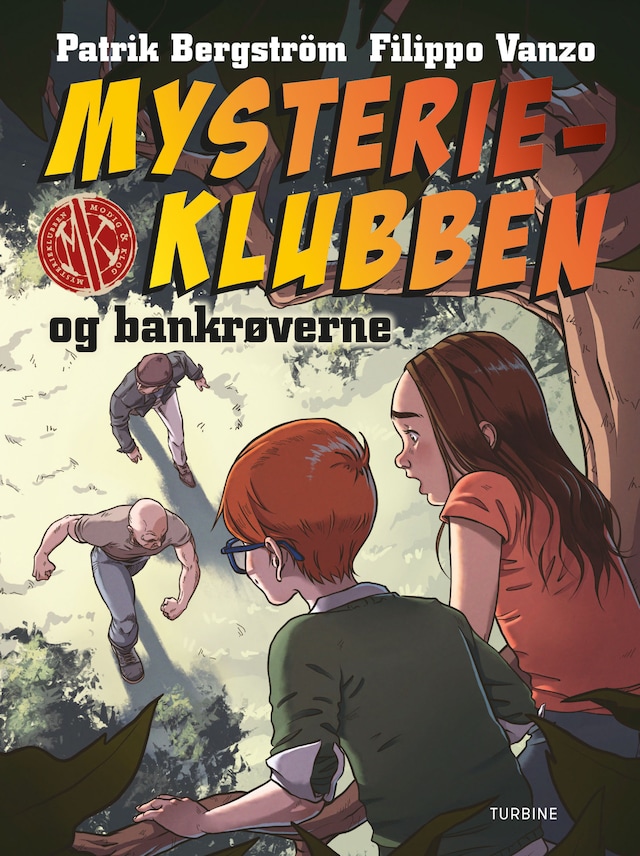 Book cover for Mysterieklubben og bankrøverne