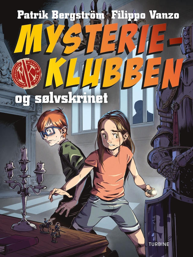 Boekomslag van Mysterieklubben og sølvskrinet