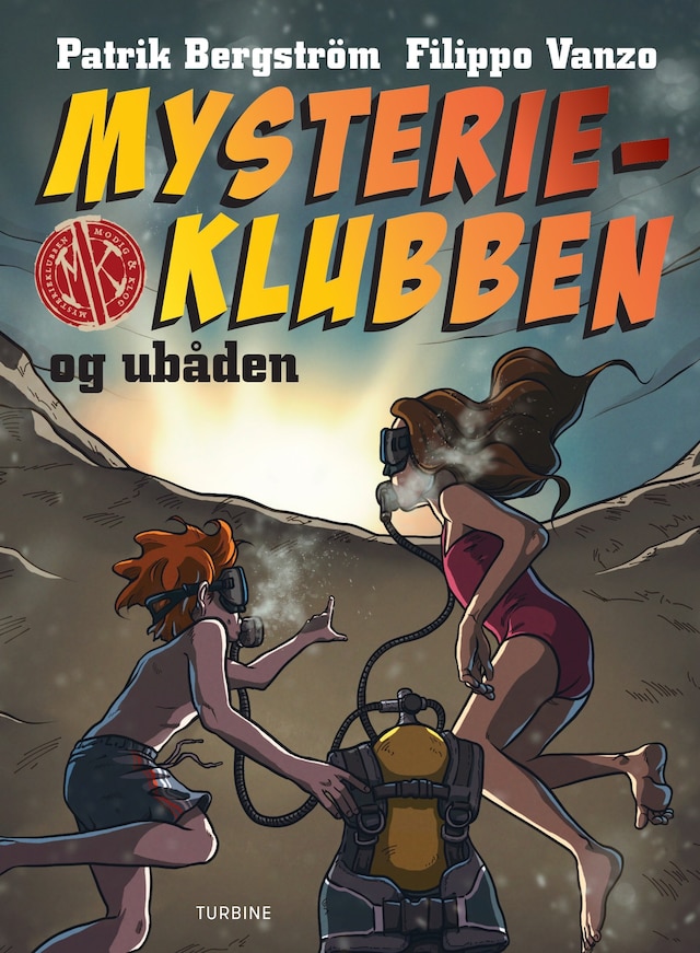 Portada de libro para Mysterieklubben og ubåden