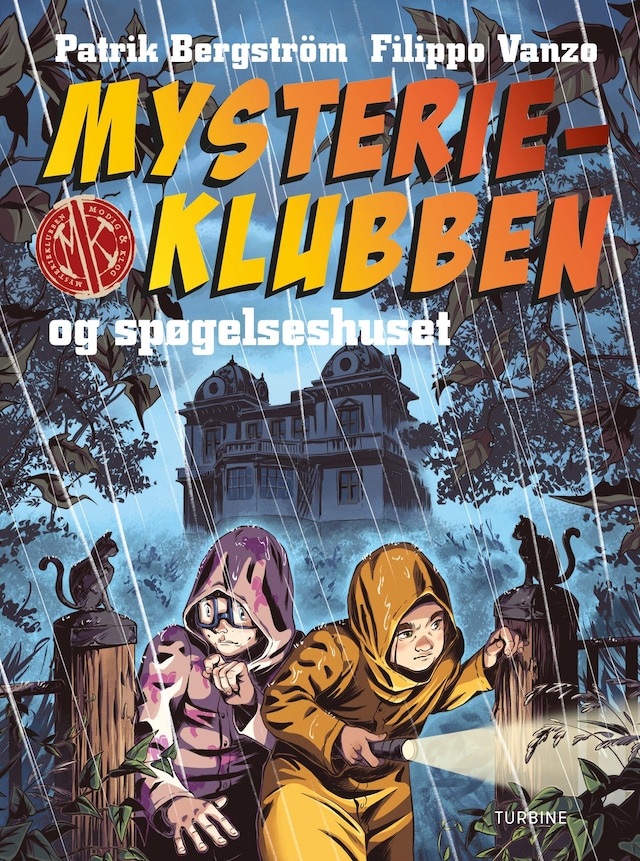 Buchcover für Mysterieklubben og spøgelseshuset