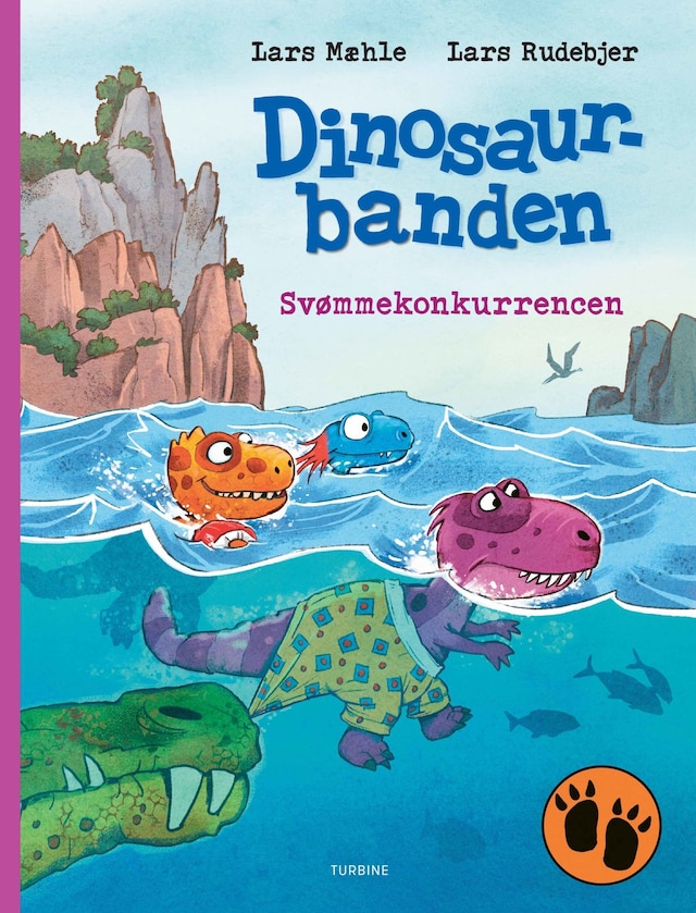 Buchcover für Dinosaurbanden – Svømmekonkurrencen