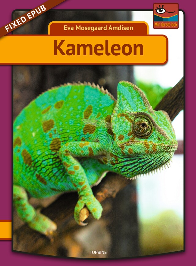 Buchcover für Min første bok – Kameleon