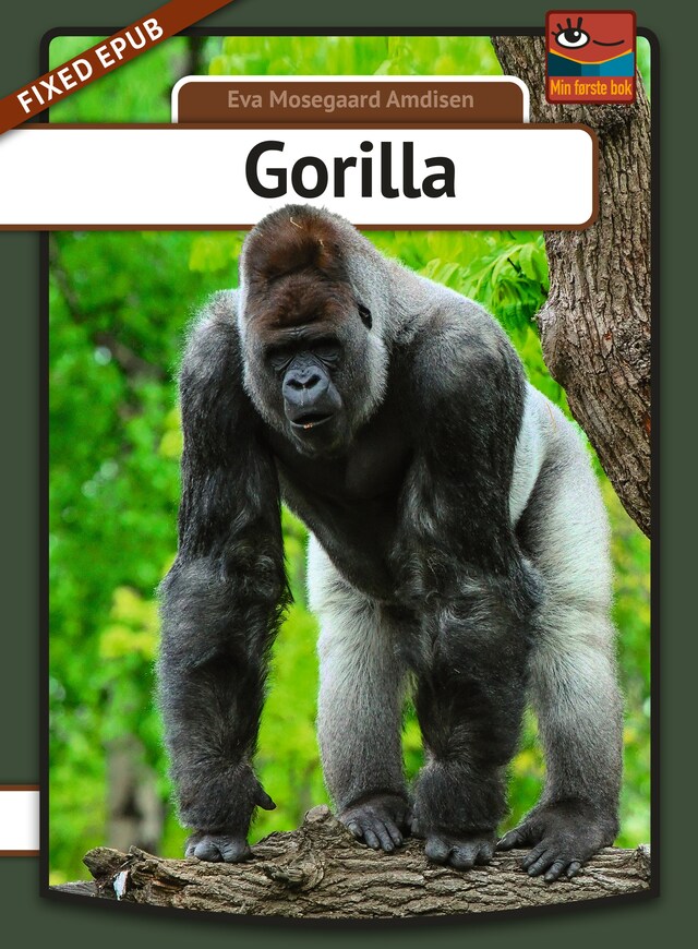 Copertina del libro per Min første bok – Gorilla