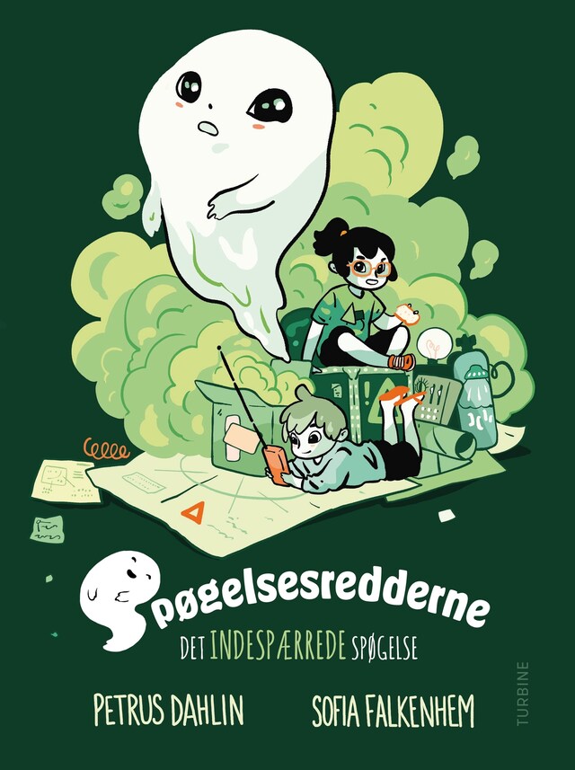 Book cover for Spøgelsesredderne – det indespærede spøgelse