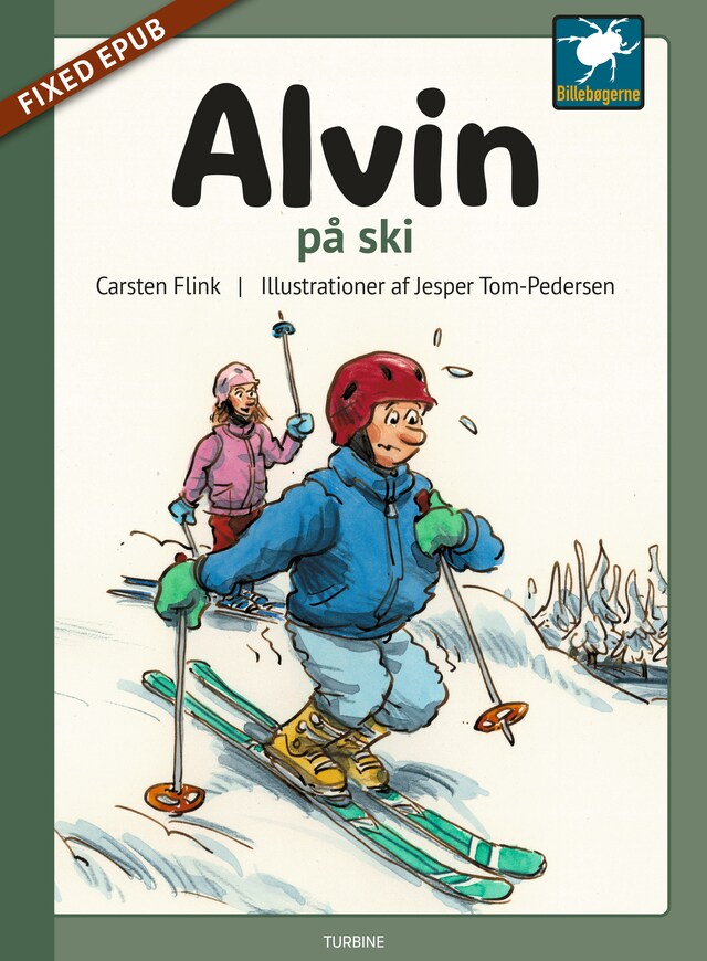 Buchcover für Alvin på ski
