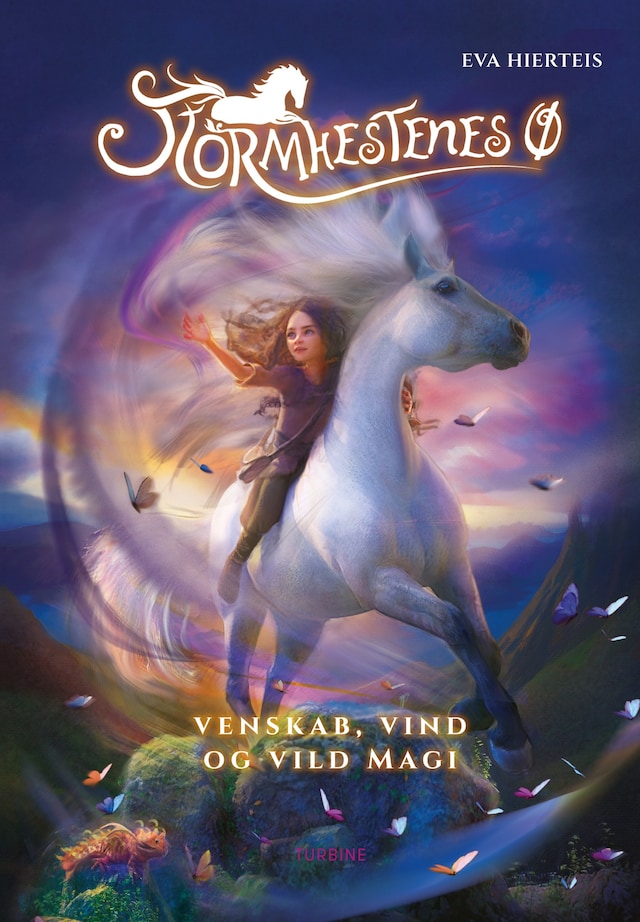 Book cover for Stormhestenes Ø – Venskab, vind og vild magi