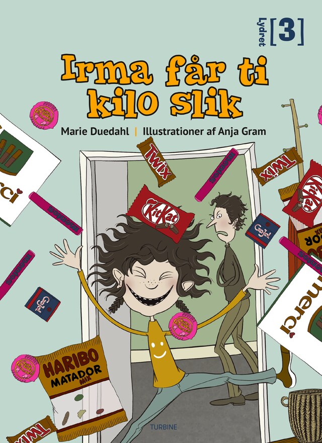 Couverture de livre pour Irma får ti kilo slik