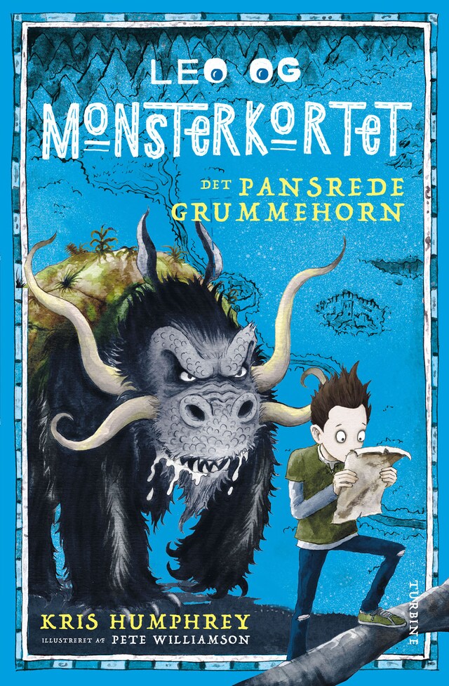 Okładka książki dla Leo og monsterkortet 1: Det pansrede grummehorn