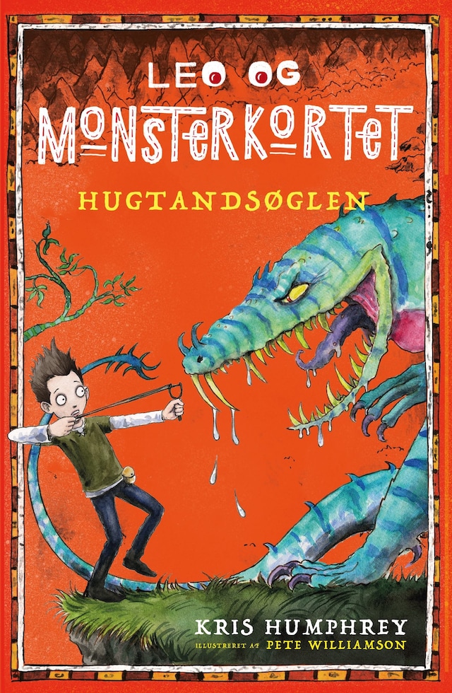 Book cover for Leo og monsterkortet 2: Hugtandsøglen
