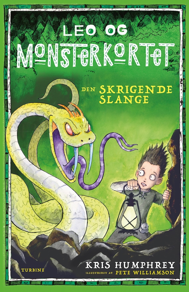 Copertina del libro per Leo og monsterkortet 4: Den skrigende slange