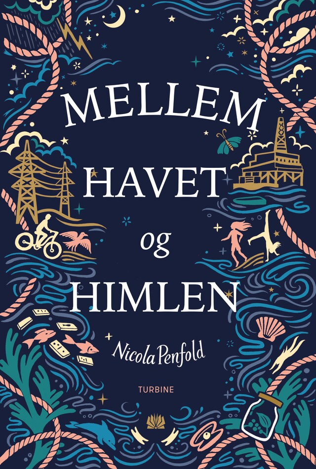 Boekomslag van Mellem havet og himlen