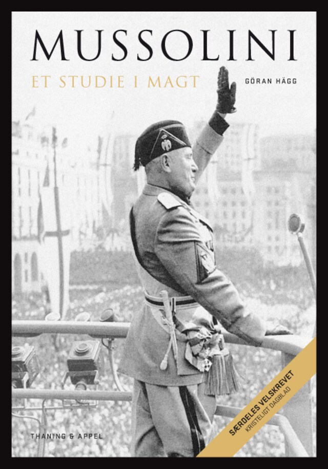 Okładka książki dla Mussolini