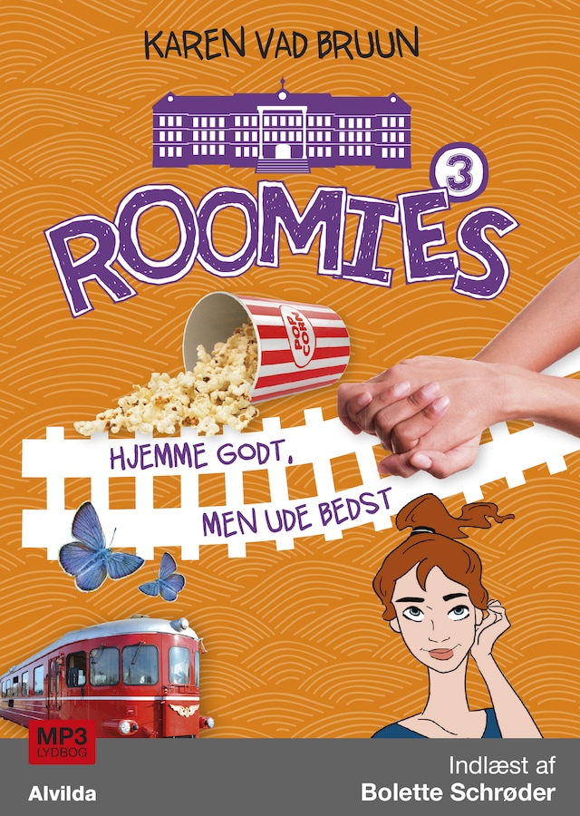 Book cover for Roomies 3: Hjemme godt, men ude bedst