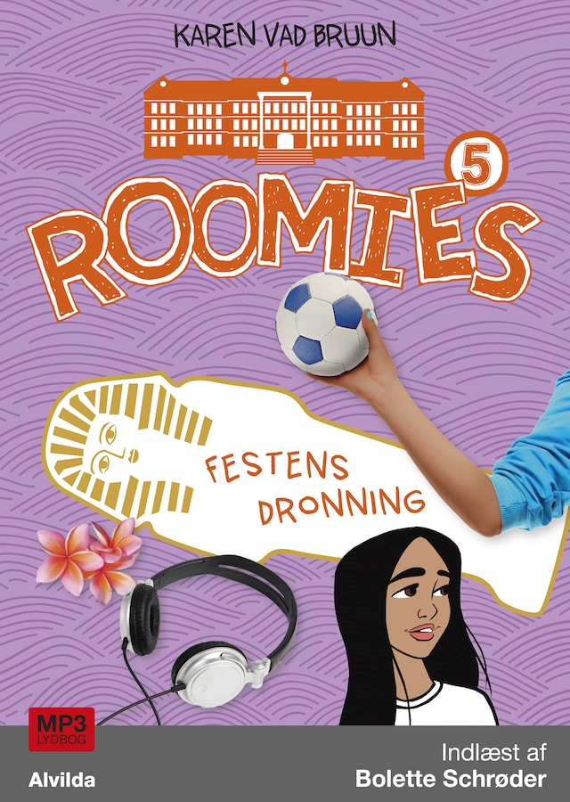 Book cover for Roomies 5: Festens dronning