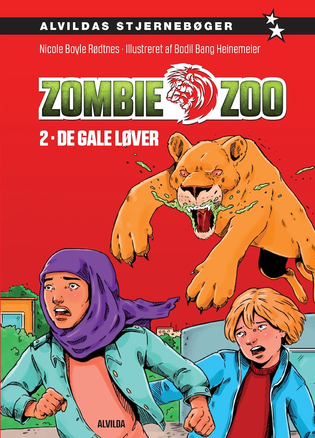 Book cover for Zombie zoo 2: De gale løver