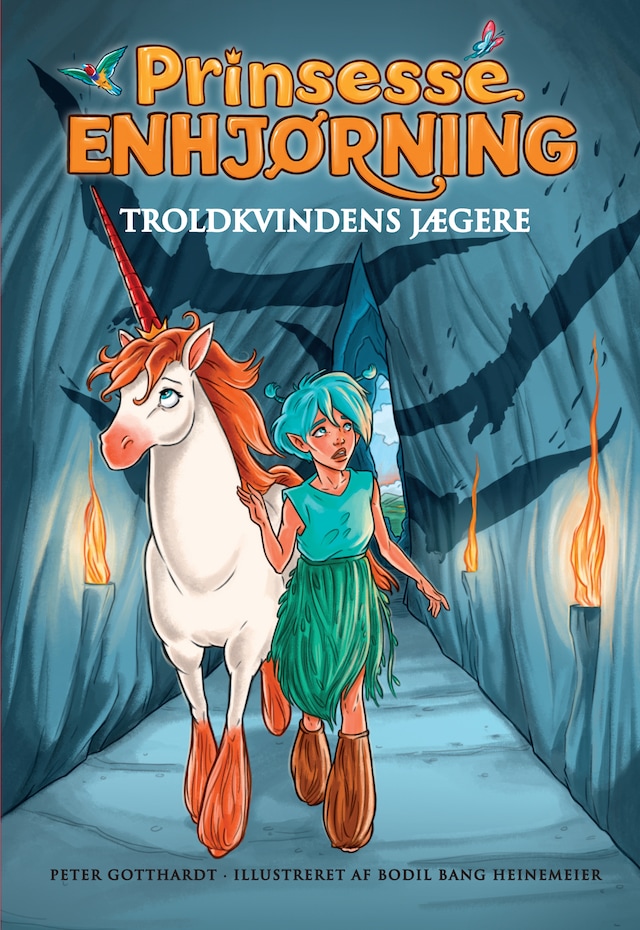 Book cover for Prinsesse Enhjørning - Troldkvindens jægere (2)