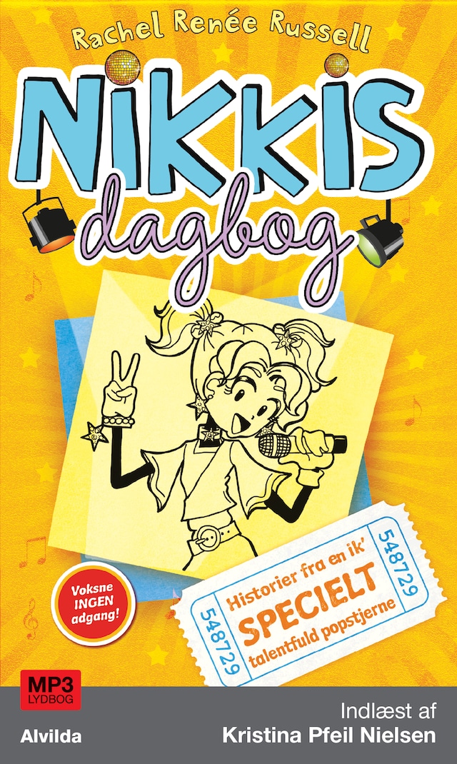 Bogomslag for Nikkis dagbog 3: Historier fra en ik' specielt talentfuld popstjerne