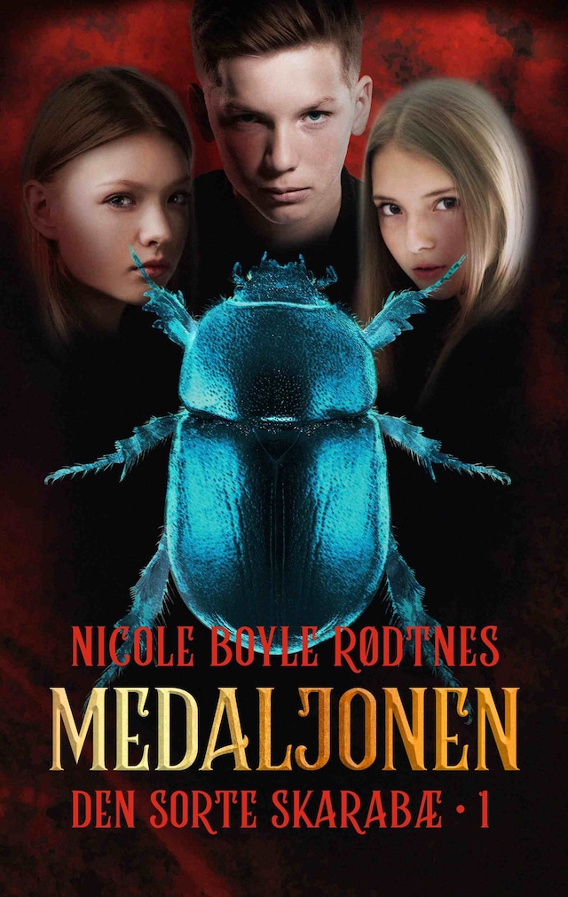 Book cover for Medaljonen 1: Den sorte skarabæ
