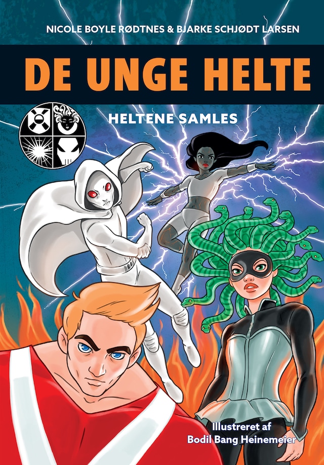 Okładka książki dla De unge helte 1: Heltene samles