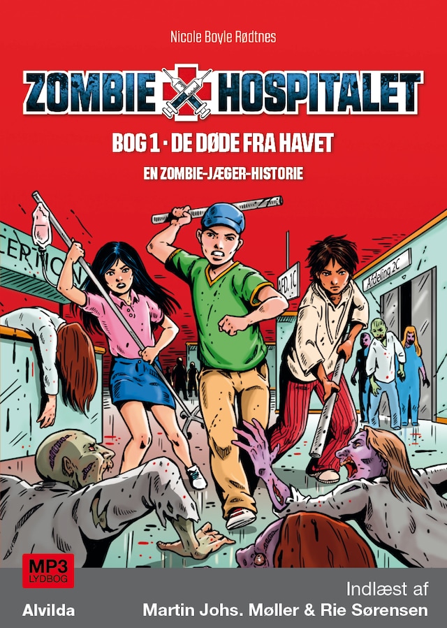 Book cover for Zombie-hospitalet 1: De døde fra havet