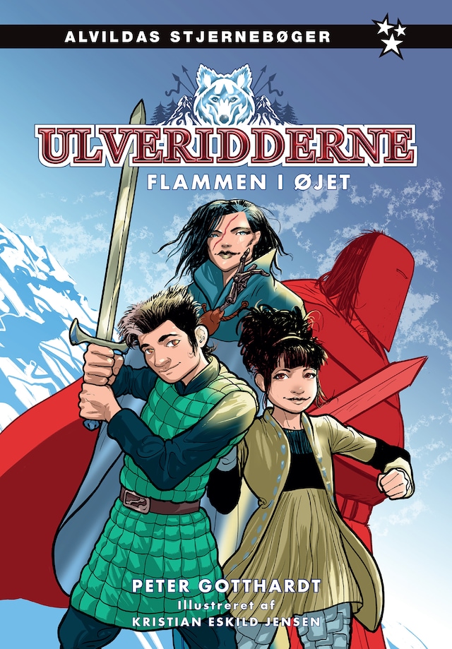 Okładka książki dla Ulveridderne 1: Flammen i øjet